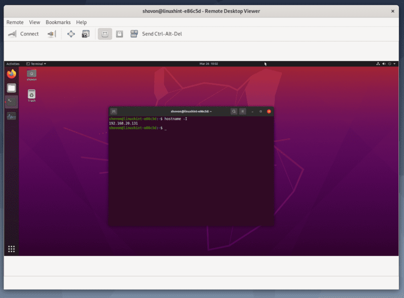 realvnc ubuntu 20.04