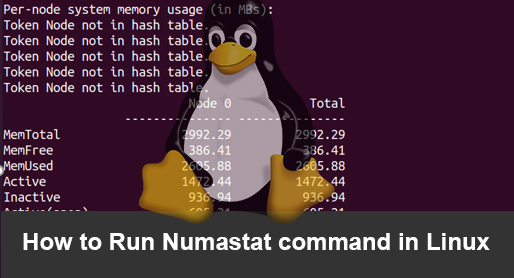 How to Run Numastat command in Linux