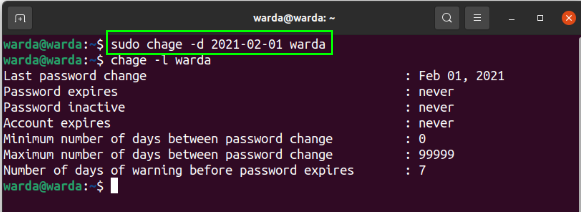 How To Use Linux Chage Command 3822