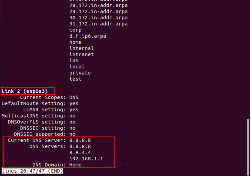 Ubuntu 14 настройка dns