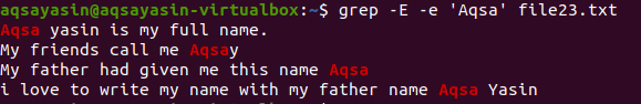 grep regex at least a type of characters