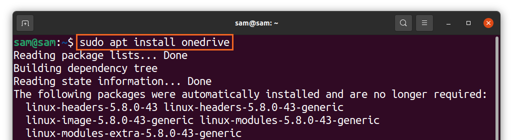 how can i install onedrive in ubuntu