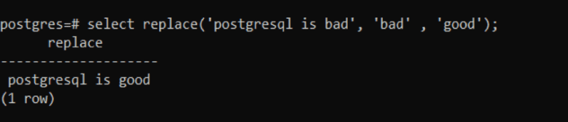 postgresql replace null