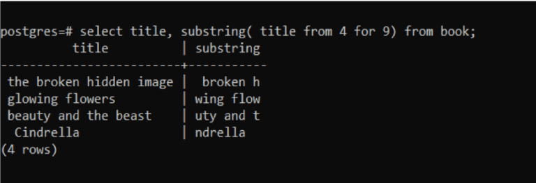postgresql find substring in string