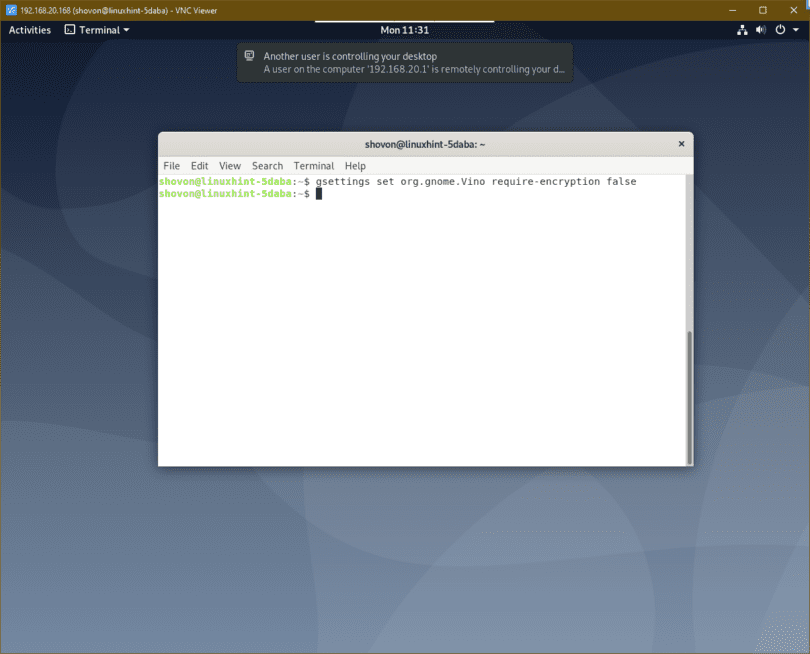 install vnc server debian