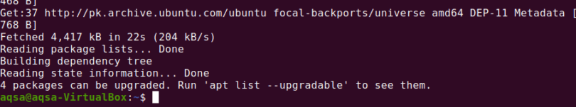 activate ftp server ubuntu