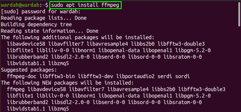 ffmpeg gui lubuntu