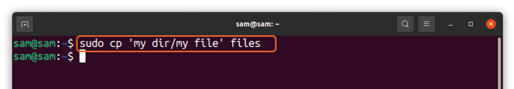 How To Reference Filename With Spaces In Linux