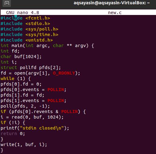 How to Use Poll System Call in C