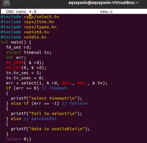 How to Use Select System Call In C