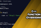 C++ Function Overriding