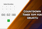 Countdown Timer App for Ubuntu