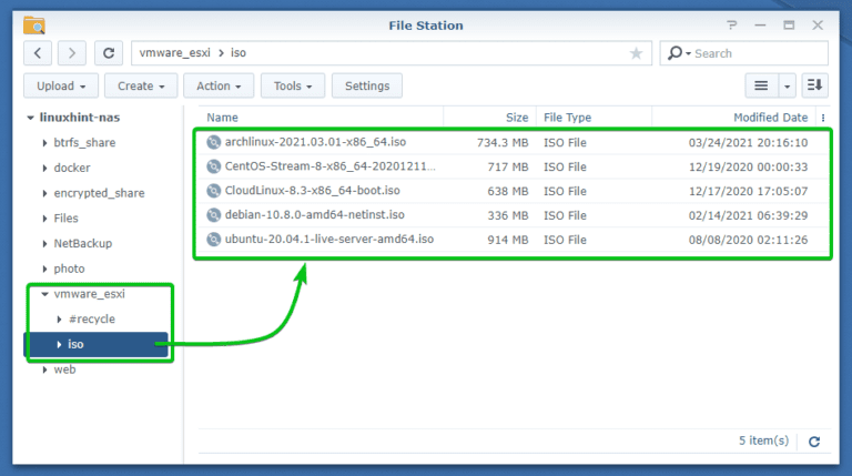 Synology установить на vmware