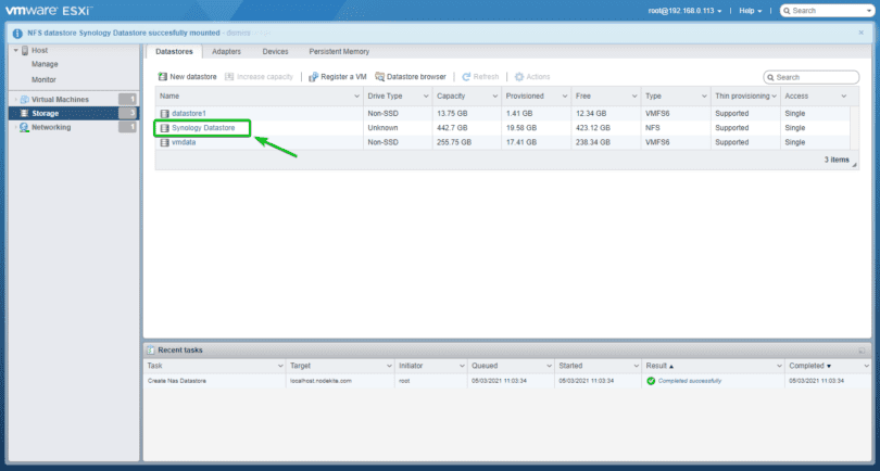 Vmware esxi установить на synology