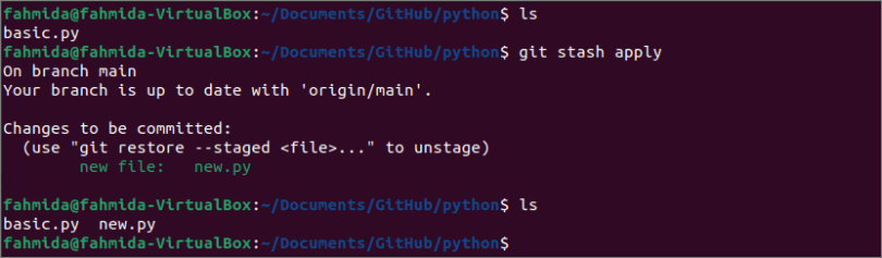 How to Stash Untracked Files in Git?