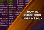 How to check cron logs in Linux