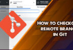 How to checkout remote branch in Git