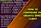 How to configure the Ubuntu DHCP client