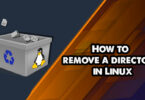 How to remove a directory in Linux