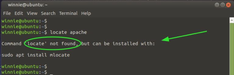 Linux как установить locate