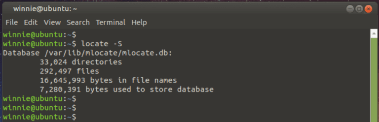 Linux как установить locate