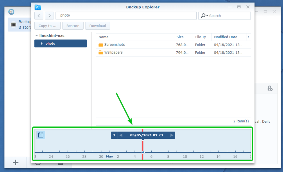 Подключение synology к linux