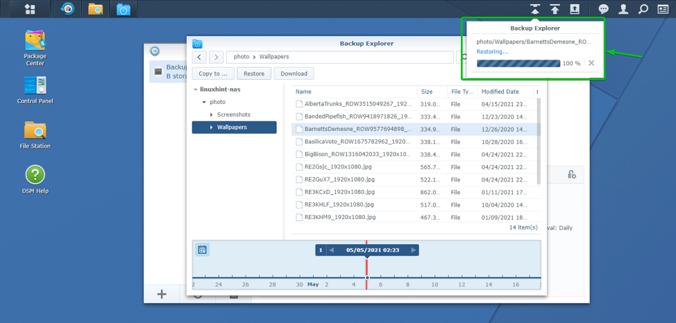 Подключение synology к linux