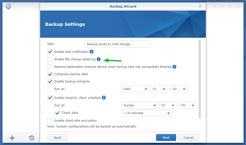 Подключение synology к linux