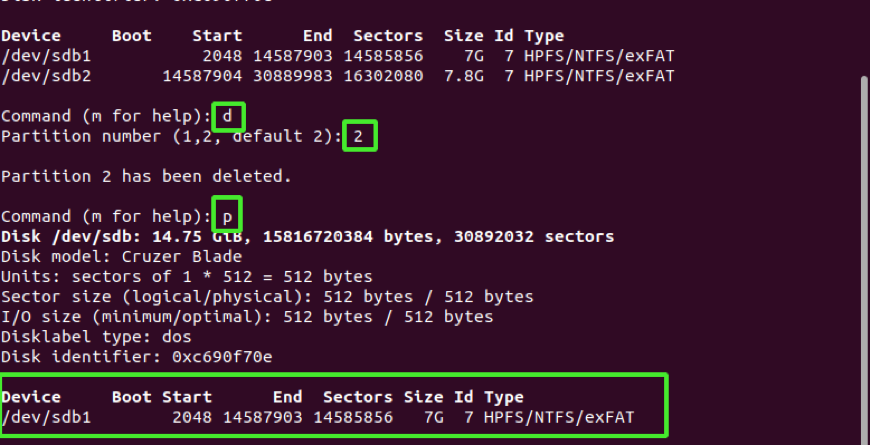 Fdisk Linux.