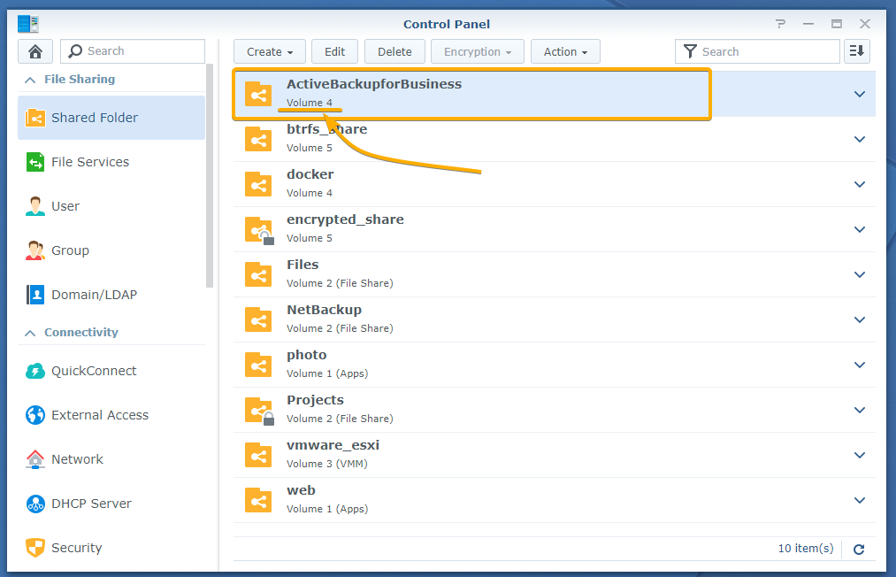 Подключение synology к linux