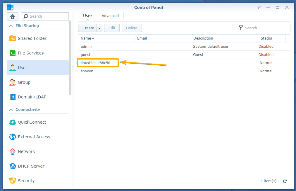 Подключение synology к linux