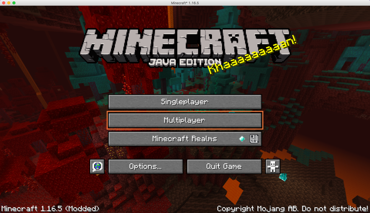 bluetooth network mac and windows for multiplayer on minecraft