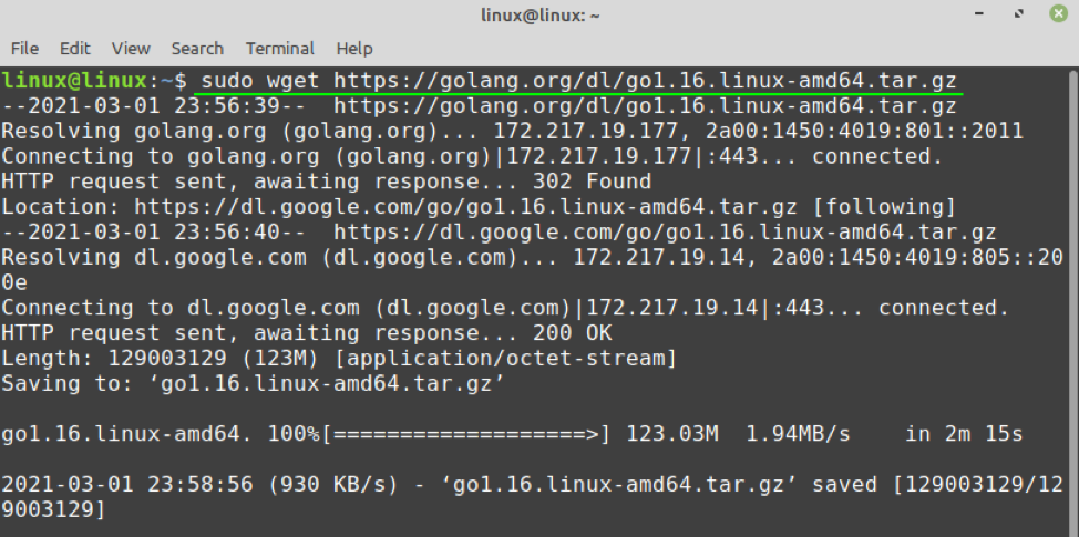 Как установить golang на Linux. Wget Linux. Control AMD Linux.