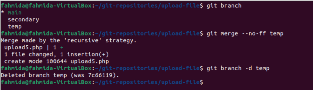 Git Merge To Two Branches