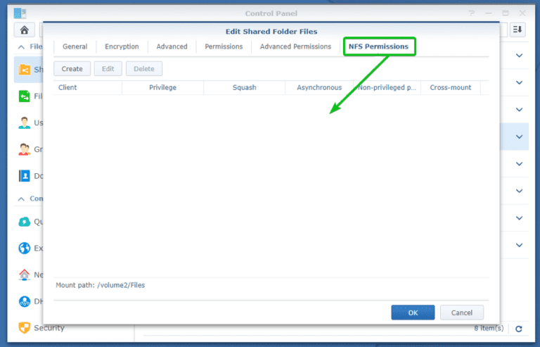 Подключение synology к linux