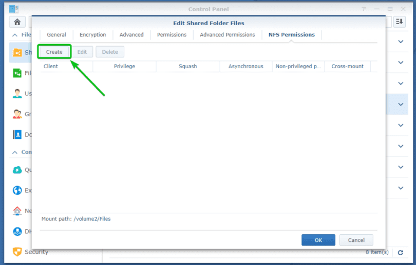 How to Use NFS to Mount Synology to Linux as a Storage Space?