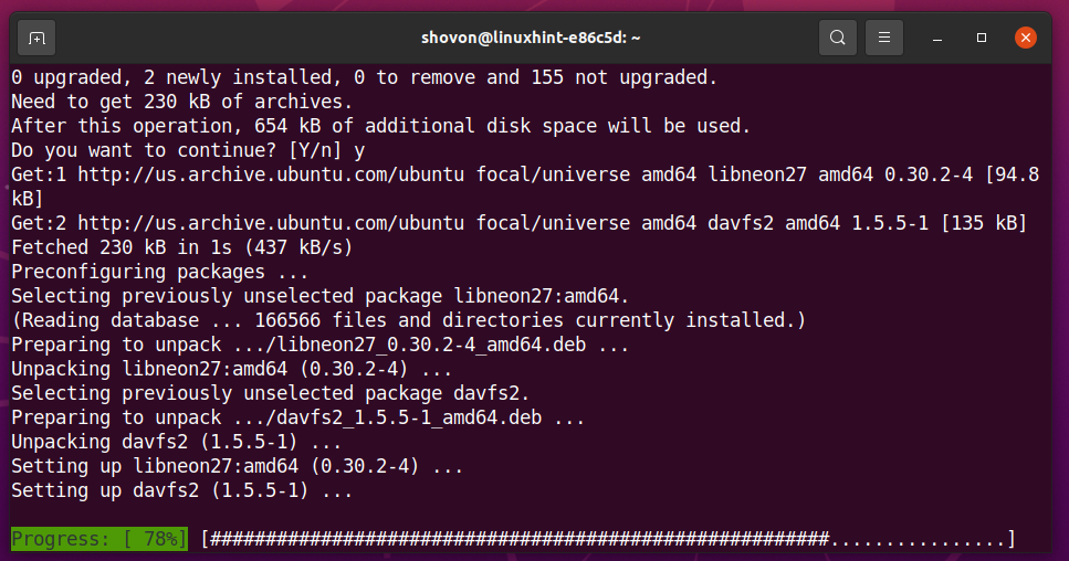 ubuntu webdav server