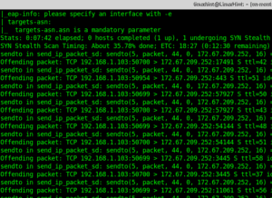 nmap linux port scan example