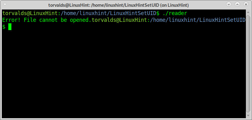 set gid linux terminal