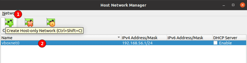 what is virtualbox host only networking