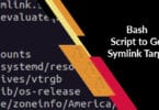 Bash Script to Get Symlink Target