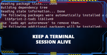 How Do You Keep A Terminal Session Alive?