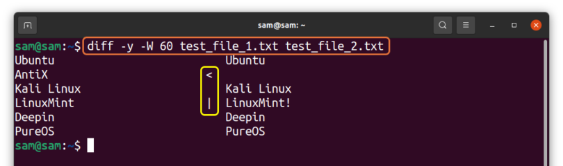 How To Compare Two Files In Linux