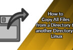 How to Copy All Files from a Directory to another Directory in Linux