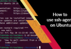 How to use ssh-agent on Ubuntu