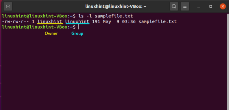 How do I change the owner of a directory in Linux?
