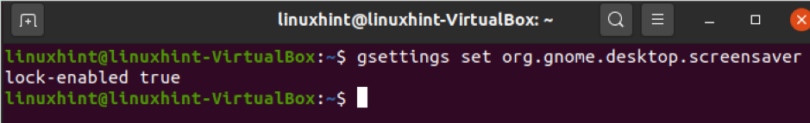 how to disable screen lock command line