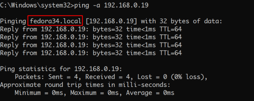 Find Hostname From IP Linux