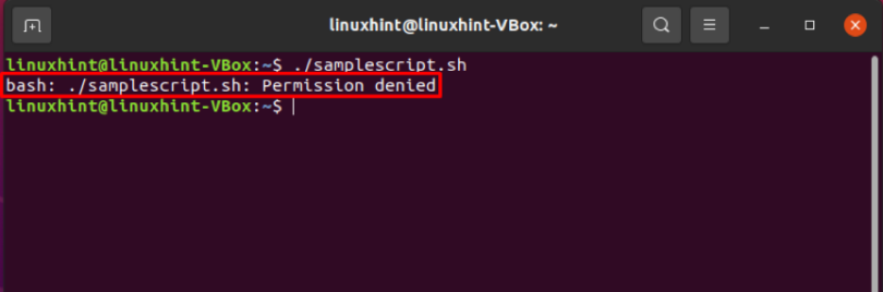 Change Directory Linux Permission Denied