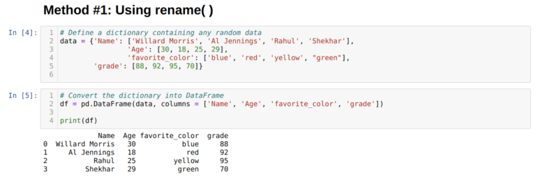 How To Rename Columns In Pandas Dataframe Data Integration Mobile Legends Riset